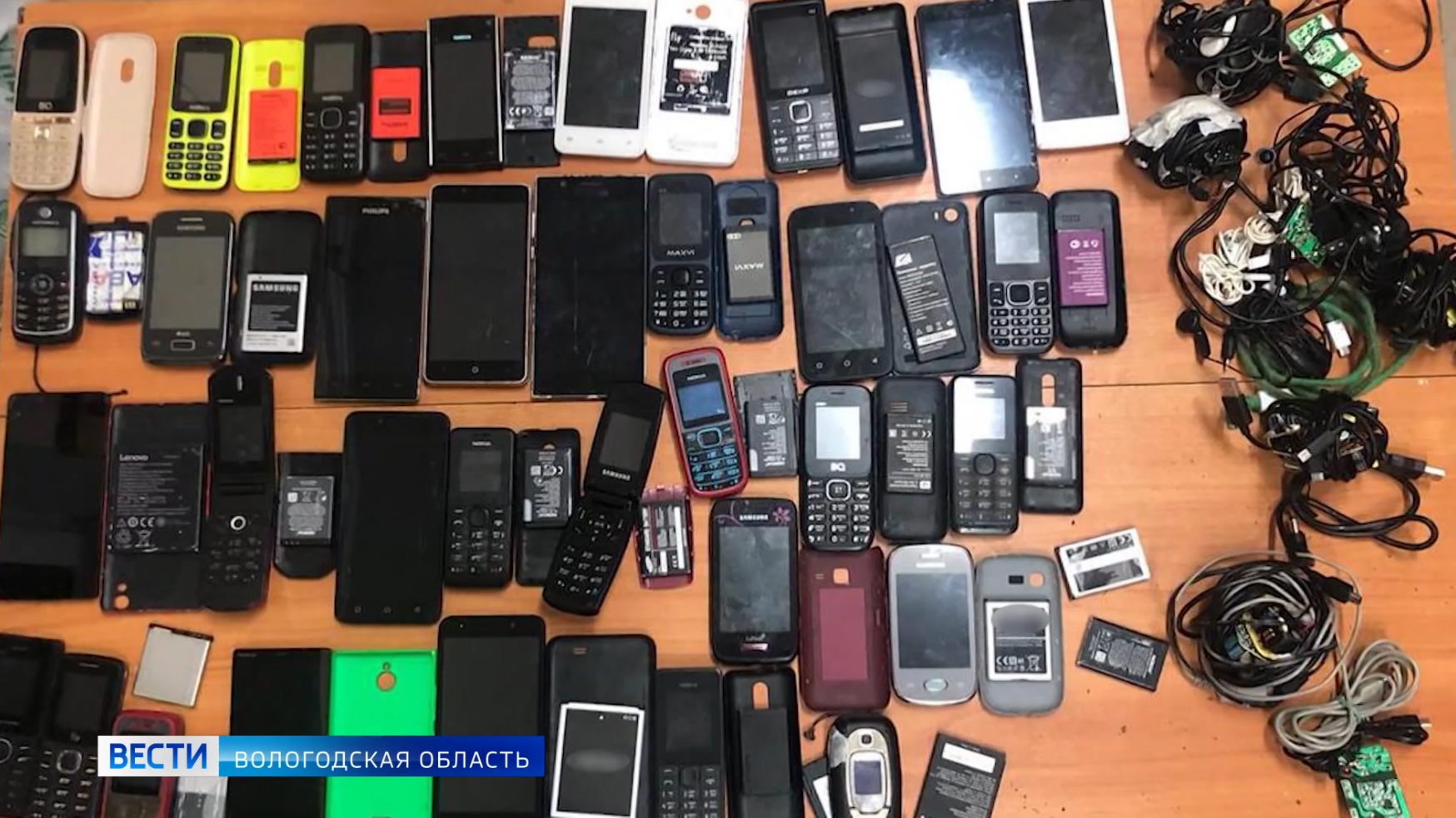 Телефоны в вологде цены. Тюрьма в Шексне Вологодская область. ИК 12 Вологодская область. Конфискованные мобильные телефоны. Телефон в тюрьме.