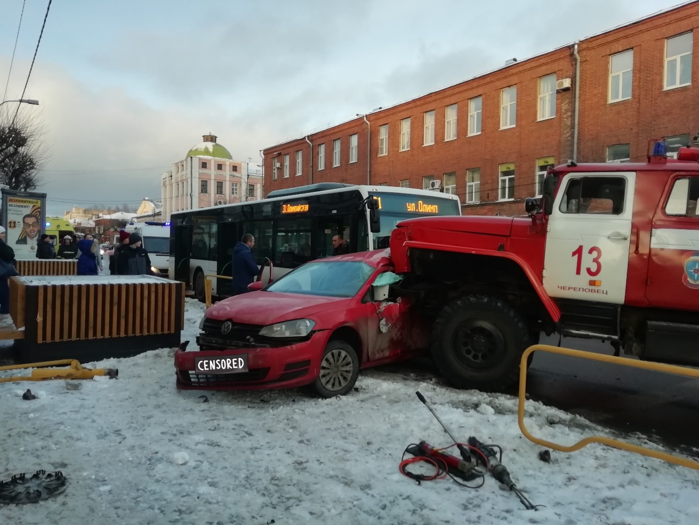 Зачем пожарные на дтп